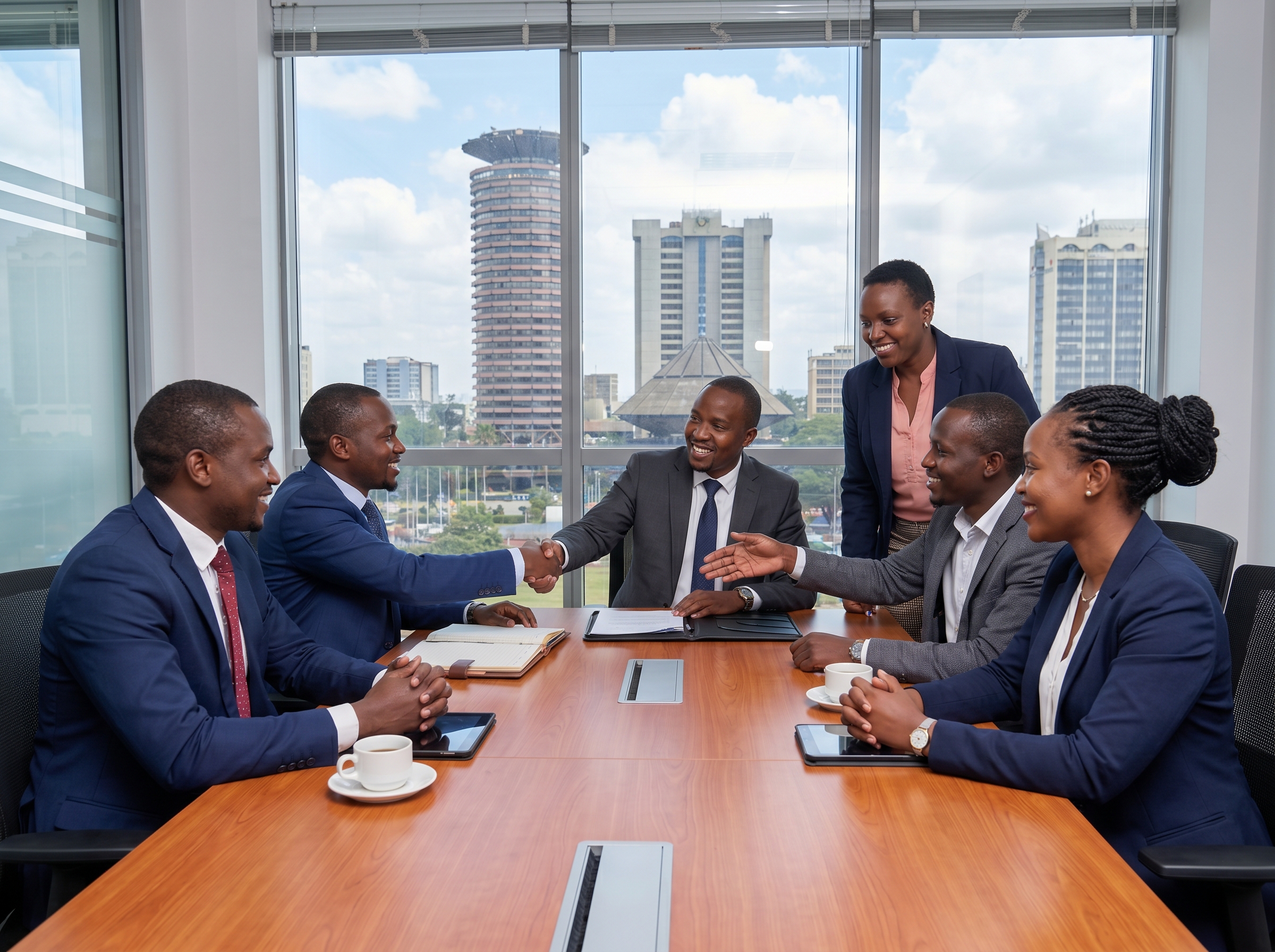Professional at work representing institutional partnership
